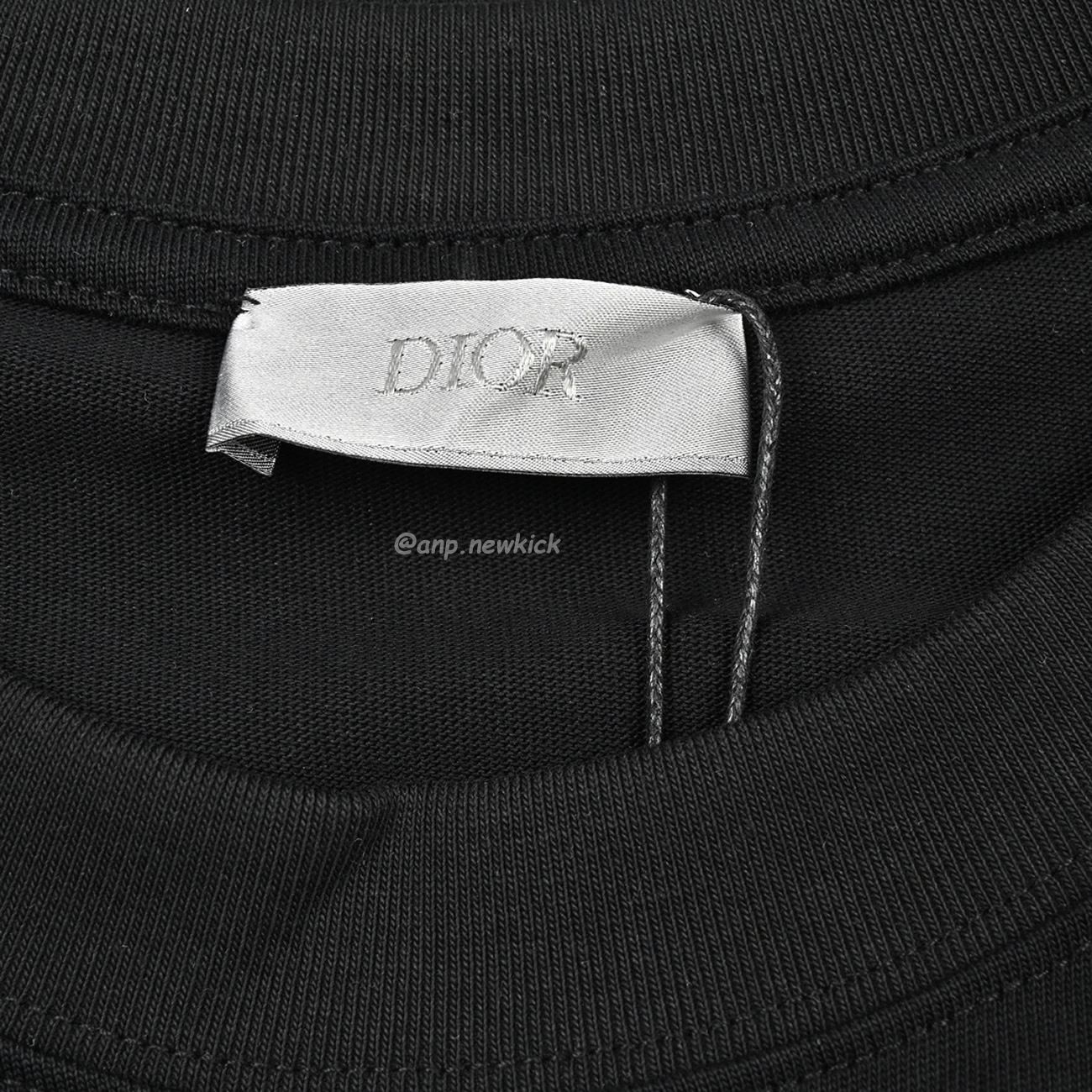 Dior 24ss Pin Logo Contrasting Embroidered Short Sleeved T Shirt (10) - newkick.app